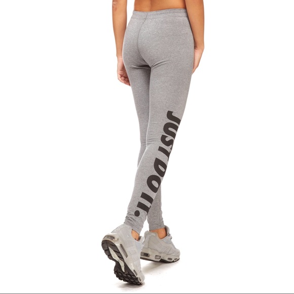 nike leggings just do it black